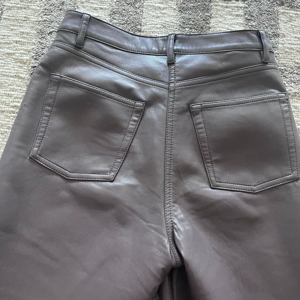 Aritzia Melina Faux leather pants US womens size 2